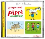 3 sagor med Pippi L�ngstrump (ljudbok)