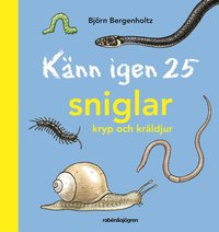 K�nn igen 25 sniglar, kryp och kr�ldjur (inbunden)