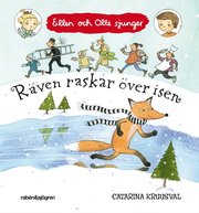 Räven raskar över isen (kartonnage)