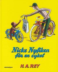 Nicke Nyfiken fr en cykel