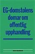 EG-domstolens domar om offentlig upphandling