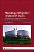 M�nskliga r�ttigheter i europeisk praxis : En kommentar till Europakonventionen om de m�nskliga r�ttigheterna