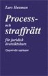 Process- och straffr�tt f�r juridisk �versiktskurs