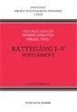 R�tteg�ng I-V. Supplement (h�ftad)