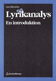 Lyrikanalys - en introduktion (h�ftad)