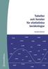 Tabeller och formler f�r statistiska ber�kningar