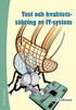 Test och kvalitetss�kring av IT-system