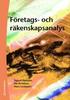 F�retags- och r�kenskapsanalys