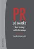PR p� svenska