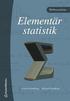 Element�r statistik