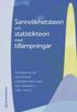 Sannolikhetsteori och statistikteori med till�mpningar