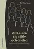 Att f�rst� sig sj�lv och andra - introduktion i transaktionsanalys