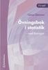 �vningsbok i statistik