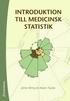 Introduktion till medicinsk statistik
