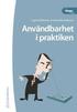 Anv�ndbarhet I Praktiken : Praktiska Handgrepp, Grundbegrepp Och Tankemodel