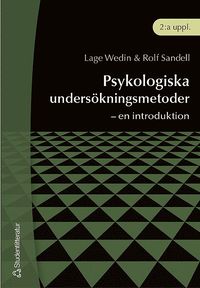 Psykologiska unders�kningsmetoder (h�ftad)