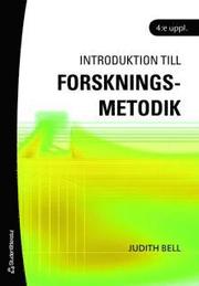 Introduktion till forskningsmetodik (h�ftad)