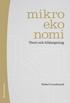 Mikroekonomi : teori och till�mpning