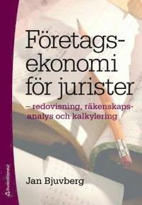 F�retagsekonomi f�r jurister (h�ftad)