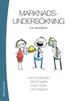 Marknadsunders�kning : en handbok