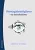 F�retagshemligheter : en introduktion