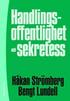 Handlingsoffentlighet och sekretess