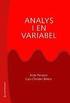 Analys i en variabel