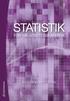Statistik f�r h�lsovetenskaperna