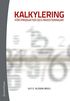 Kalkylering f�r produkter och investeringar