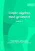 Linj�r algebra med geometri - s�rtryck
