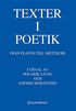 Texter I Poetik : Fr�n Platon Till Nietzsche