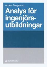 Analys f�r ingenj�rsutbildningar (h�ftad)