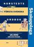 Norstedts f�rsta svenska ordbok