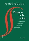 Person och avtal: - en kortfattad inledning till person- och avtalsr�tten (h�ftad)
