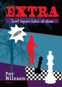 Svart l�pare hotar vit dam (inbunden)