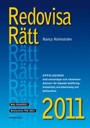 Redovisa r�tt 2011 (h�ftad)