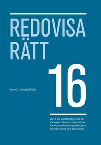redovisa rätt redovisa rätt