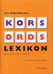 ICA Bokf�rlags korsordslexikon : synonymer och �mnesord fr�n A till � (inbunden)
