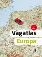 V�gatlas �ver Europa (h�ftad)