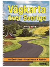 V�gkarta �ver Sverige (inbunden)