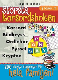 St�rsta korsordsboken : tv� b�cker i en (h�ftad)