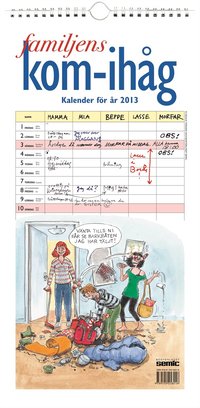 Familjens kom-ih�g kalender 2013