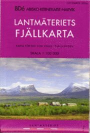 BD6 Abisko-Kebnekaise-Narvik Fj�llkartan - 1:100000