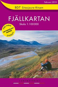 BD7 Sitasjaure-Ritsem 1:100000 - Fj�llkarta