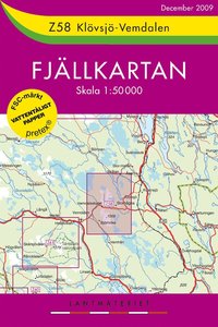 Z58 Kl�vsj� - Vemdalen Fj�llkartan - 1:50000 ()