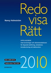 Redovisa R�tt 2010 (h�ftad)
