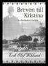 Breven till Kristina : en f�rbjuden k�rlek