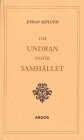 Om undran inf�r samh�llet (h�ftad)
