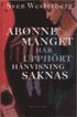 Abonnemanget har upph�rt - h�nvisning saknas