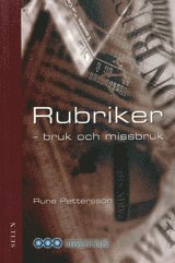 Rubriker - bruk och missbruk (h�ftad)